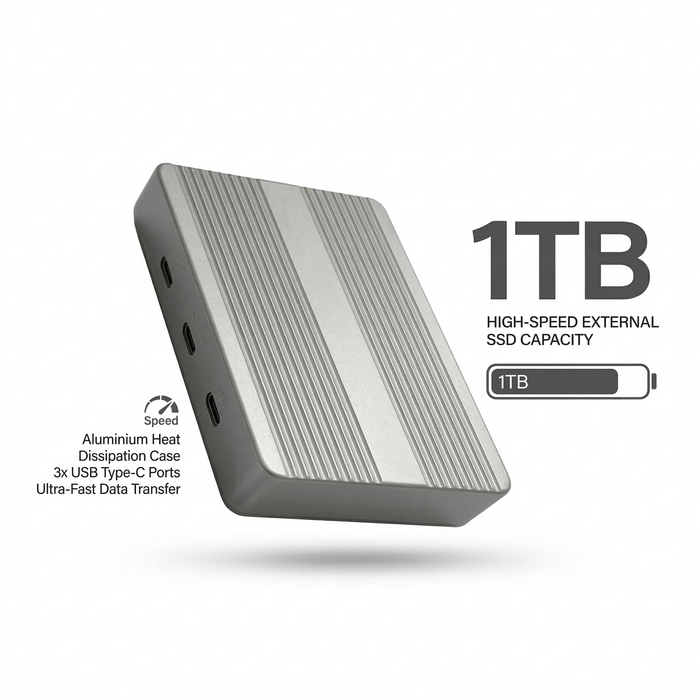 Dual-Bay-SSD-Gehäuse