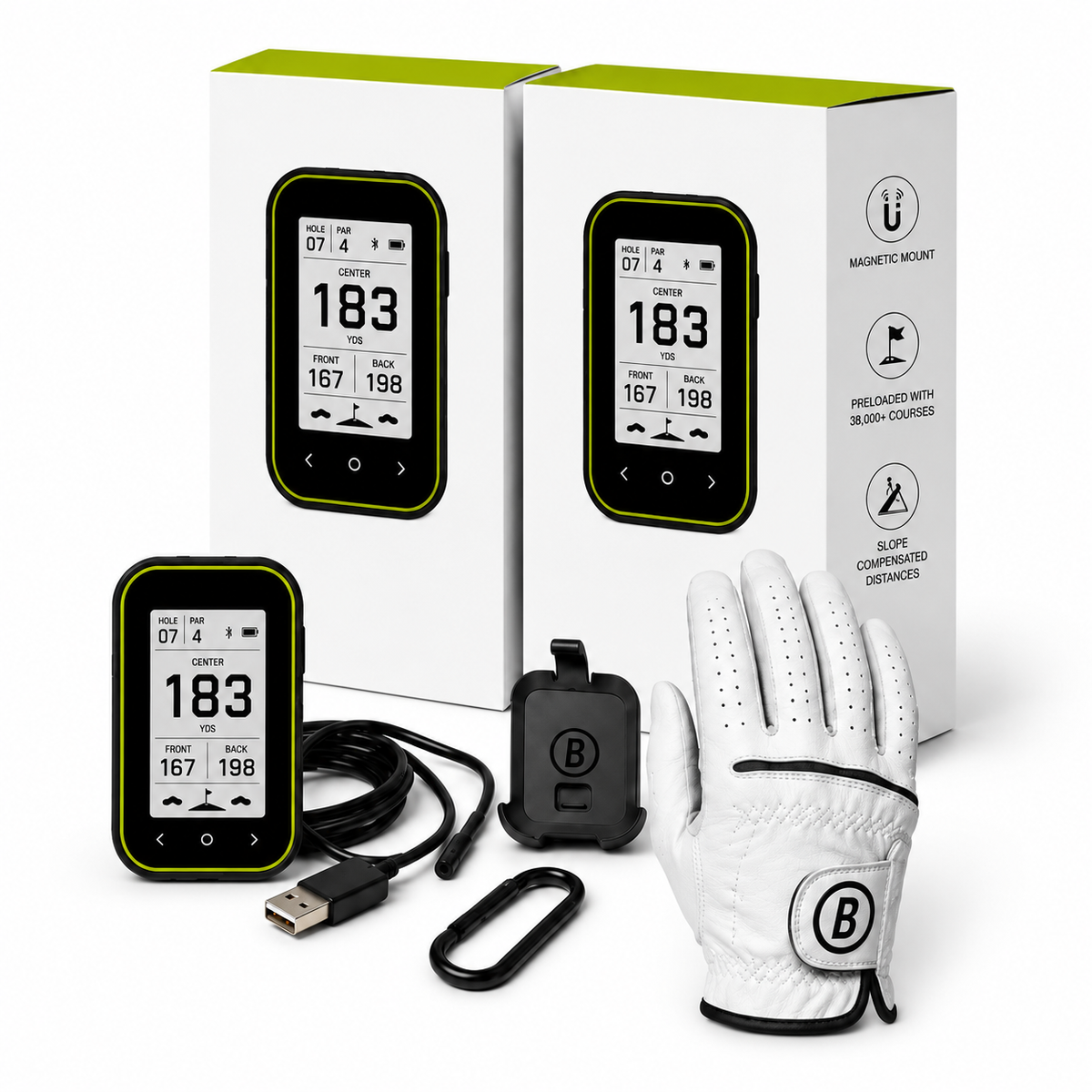 GPS Golf-Entfernungsmesser mit Slope und Clip-Halterung