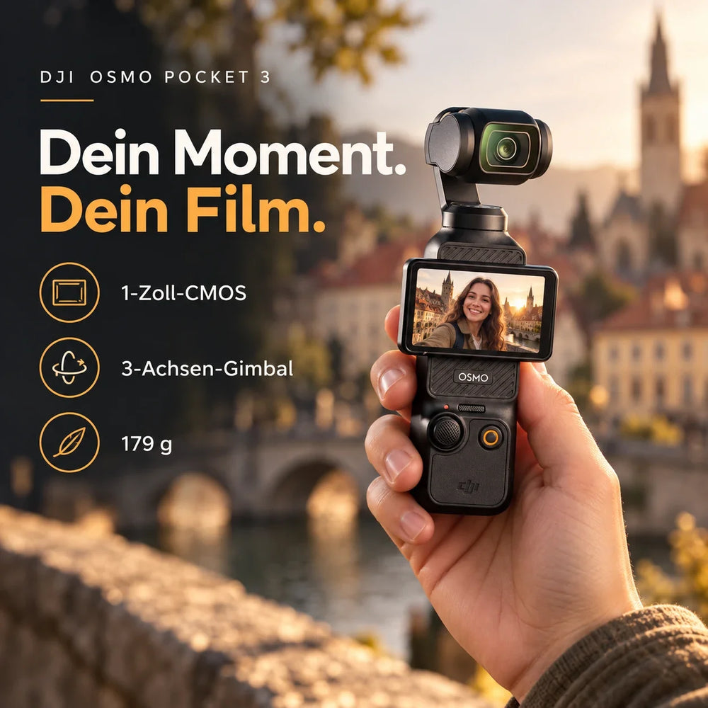 DJI Osmo Pocket 3 Gimbal-Kamera